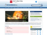 Desktop screenshot for orthopaedicsone.com