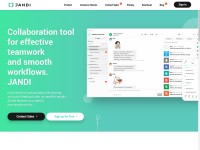 Desktop screenshot for jandi.com