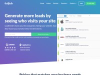 Desktop screenshot for leadfeeder.com