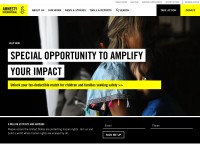 Desktop screenshot for amnestyusa.org