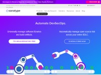 Desktop screenshot for sonatype.com