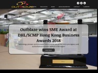 Desktop screenshot for outblaze.com