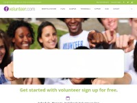 Desktop screenshot for ivolunteer.com