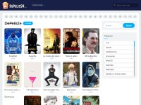 Desktop screenshot for depelis24.com