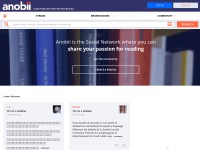 Desktop screenshot for anobii.com