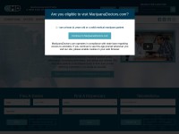Desktop screenshot for marijuanadoctors.com