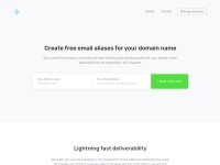 Desktop screenshot for improvmx.com