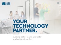Desktop screenshot for codeasea.com