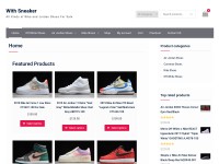 Desktop screenshot for withsneaker.com