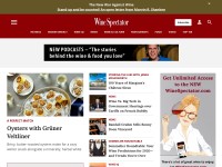 Desktop screenshot for winespectator.com