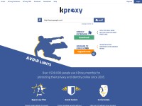Desktop screenshot for kproxy.com