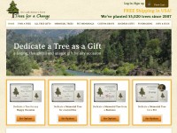 Desktop screenshot for treesforachange.com