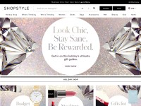 Desktop screenshot for shopstyle.com