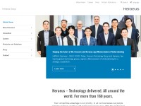 Desktop screenshot for heraeus.com