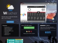 Desktop screenshot for weatherextension.com