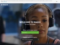 Desktop screenshot for magix.net