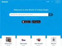 Desktop screenshot for streema.com