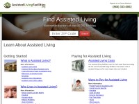 Desktop screenshot for assistedlivingfacilities.org