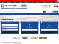 Desktop screenshot for gmpartsdirect.com