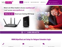 Desktop screenshot for mywifiexte.net