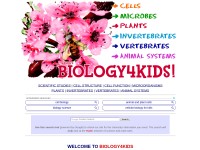 Desktop screenshot for biology4kids.com