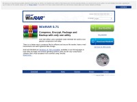 Desktop screenshot for win-rar.com