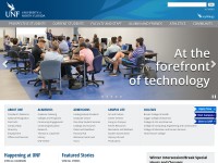 Desktop screenshot for unf.edu