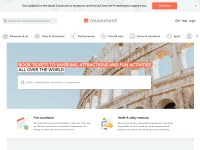 Desktop screenshot for musement.com