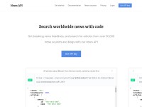 Desktop screenshot for newsapi.org