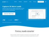 Desktop screenshot for leadformly.com