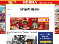 Desktop screenshot for thueringer-allgemeine.de