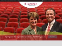 Desktop screenshot for sandhills.edu