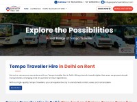 Desktop screenshot for renttempotraveller.com