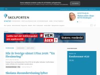 Desktop screenshot for skolporten.se