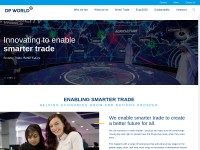 Desktop screenshot for dpworld.com