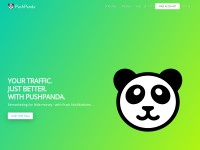 Desktop screenshot for pushpanda.io