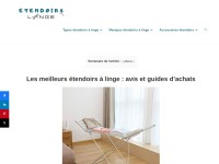 Desktop screenshot for etendoirs-linge.com