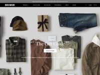 Desktop screenshot for buckmason.com