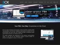 Desktop screenshot for 3cx.com