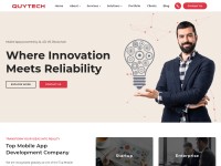Desktop screenshot for quytech.com