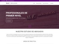 Desktop screenshot for myeabogados.pe