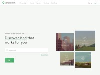 Desktop screenshot for landsearch.com
