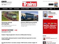Desktop screenshot for trainsmag.com