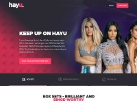 Desktop screenshot for hayu.com