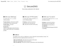 Desktop screenshot for securedns.eu