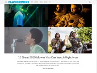 Desktop screenshot for flavorwire.com