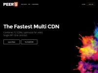 Desktop screenshot for peer5.com