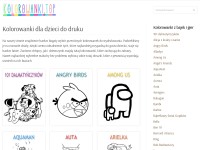 Desktop screenshot for kolorowanki.info.pl