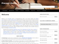 Desktop screenshot for preceptaustin.org