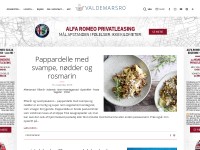 Desktop screenshot for valdemarsro.dk